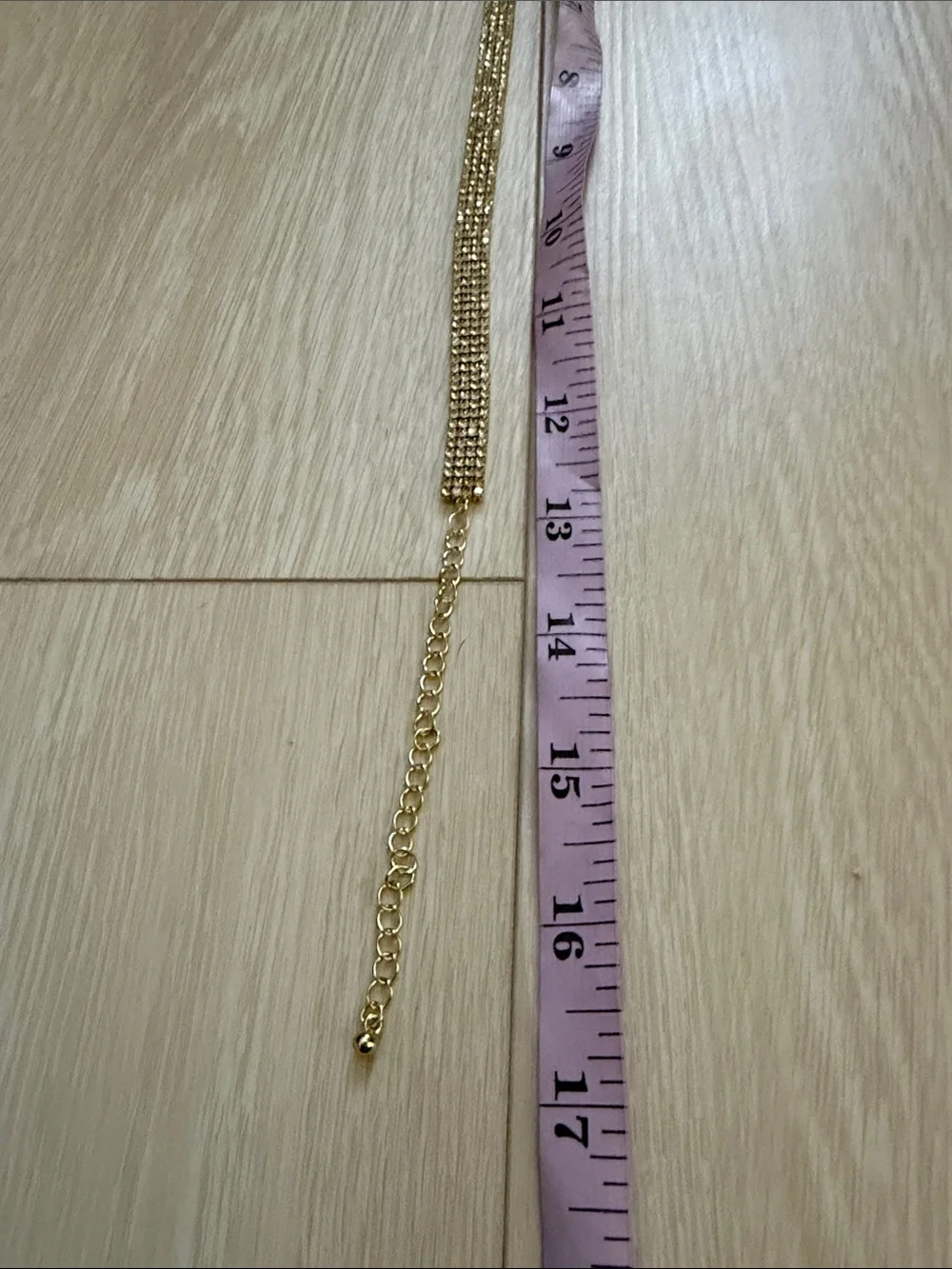 Adornia Gold Tone Crystal Multi-Row Choker Necklace - Women Jewelry